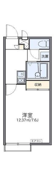 レオパレス美原長田の間取り画像