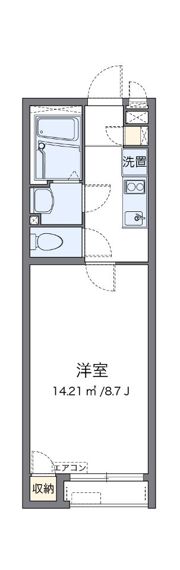 クレイノアペルト泉佐野Ⅰの間取り画像
