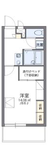 レオパレスプロスペラーKOKADOの間取り画像