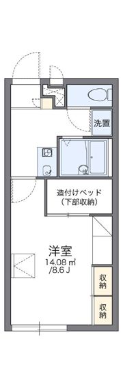レオパレスエクセレント3号館の間取り画像