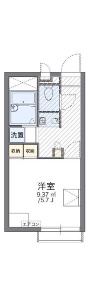 レオパレスセントラルたかはしの間取り画像