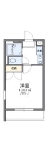 レオパレス二色の浜Aの間取り画像