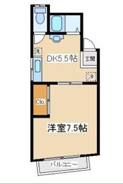 前田荘の間取り画像
