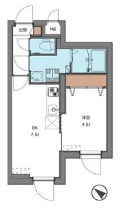 the togoshiginzaの間取り画像
