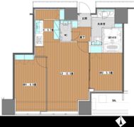 White Tower Hamamatsuchoの間取り画像