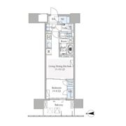 グランドシティタワー月島の間取り画像