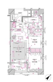オーパスレジデンス銀座イーストの間取り画像