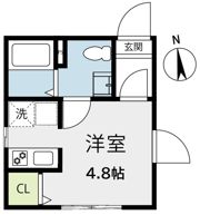 Seasons Residence四谷三丁目の間取り画像
