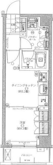 サクラティアラ東雪谷の間取り画像