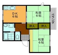 やよいハイツの間取り画像