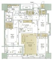 白金ザ・スカイ EASTの間取り画像