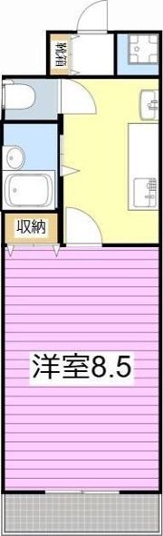 ヴィラコンテッサ川辺町の間取り画像