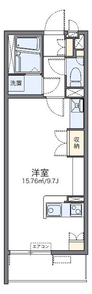 レオネクストアシュの間取り画像