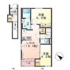 ソラーレ（東松山市松山町 アパートⅡ期新築工事）の間取り画像