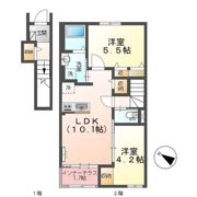 ソラーレ（東松山市松山町 アパートⅡ期新築工事）の間取り画像