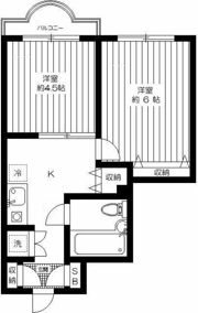ドミール横井の間取り画像