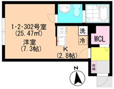 AJ馬込の間取り画像