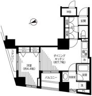 銀座レジデンス伍番館の間取り画像