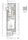 XEBEC大鳥居ASYLCOURTの間取り画像