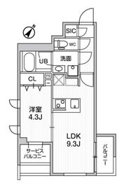 コンポジット渋谷初台の間取り画像