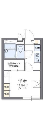 レオパレス華の間取り画像