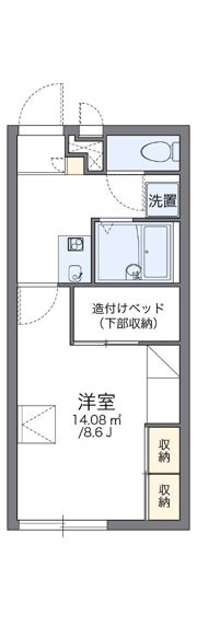レオパレス華の間取り画像