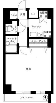 ルーブル学芸大学参番館の間取り画像