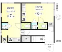 ハウスKの間取り画像