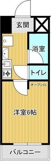 フリーディオ鳳東の間取り画像