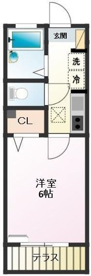 ベルメゾン薬師の間取り画像