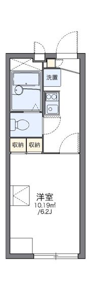 レオパレス船堀の間取り画像