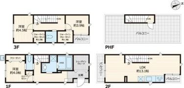 蒲田1丁目賃貸住宅の間取り画像