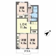 プルミエールI．Kの間取り画像