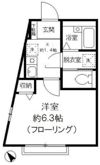 中野区弥生町1丁目 貸アパートの間取り画像