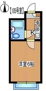 アポロ鷺宮Ⅱの間取り画像
