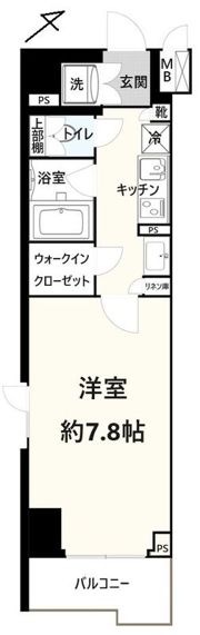 ルーブル南馬込参番館の間取り画像
