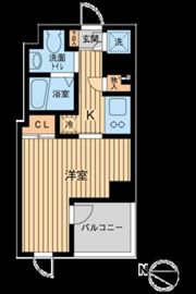 エスティメゾン武蔵小山の間取り画像