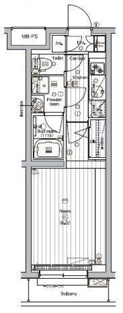 PREMIUM CUBE G 三軒茶屋の間取り画像