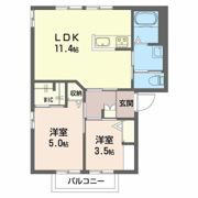 メゾン 長島 Eの間取り画像