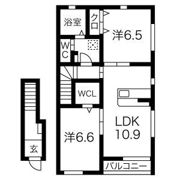 ラークスパーの間取り画像