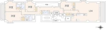 LEREVE三番町の間取り画像