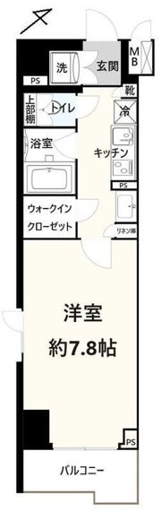 ルーブル南馬込参番館の間取り画像