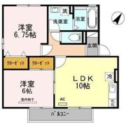シャルム2 A棟の間取り画像