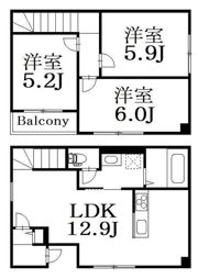 K氏邸の間取り画像