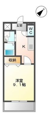 トゥルプローズの間取り画像