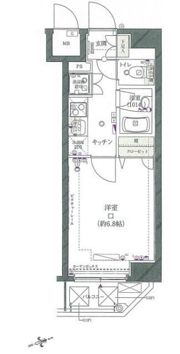 リクレイシア蒲田の間取り画像