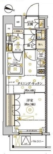 ドムス・スタイル武蔵小山の間取り画像