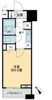 クロスレジデンス蒲田の間取り画像