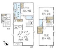 ルミエール貝塚坂の間取り画像
