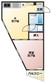ハイツロビンの間取り画像